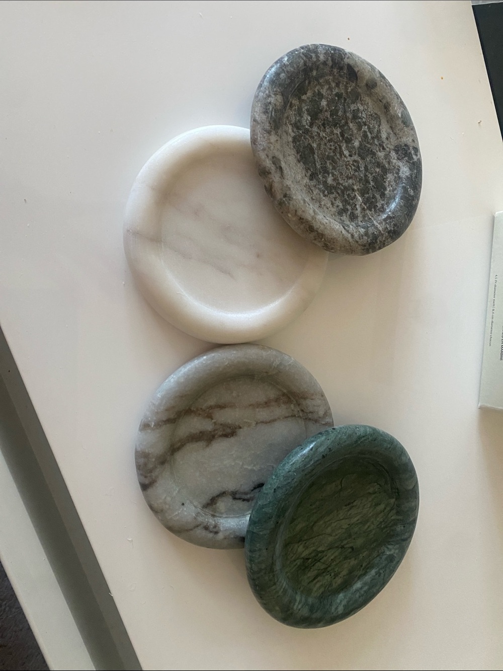 Aegean Marble Coasters - Marble Set of 4 - Picture 6 of 11